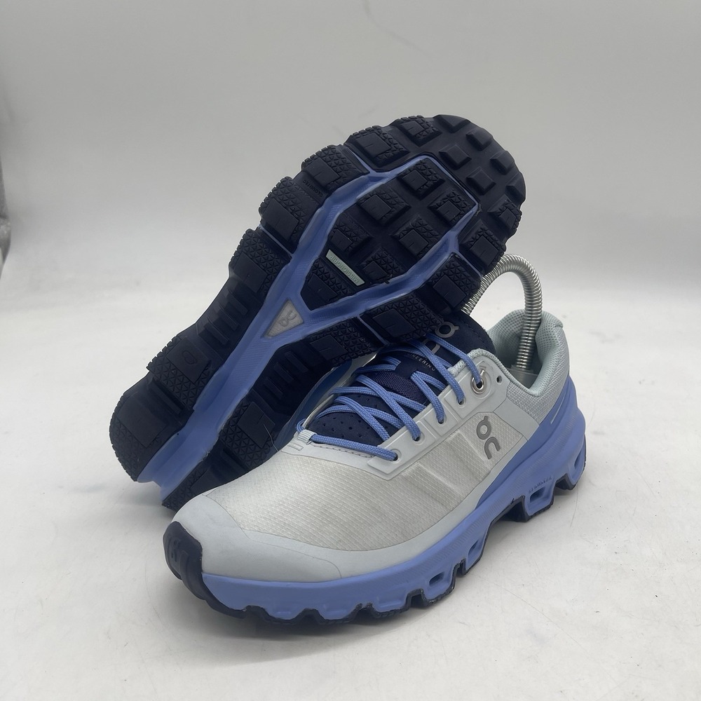 On Cloudventure 3 Arctic/Marina Shoes Womens 6 Running Trail Blue Gray